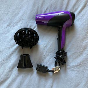 Remington Ceramic Ionic Tourmaline Hair Dryer with Concentrator & Diffuser